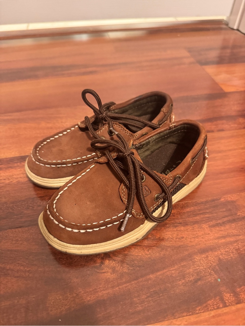 Sperry Brown Kids Boat Shoes
